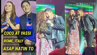 Yassi at Coco sa ASAP NATIN TO Rome, Italy