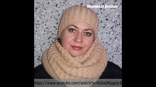 Ультрамодная удлиненная шапка БИНИ спицами. Мастер-класс.