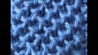 Waffle Brioche aka Plaited Brioche Stitch
