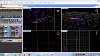 Jewelry CAD. Nice traceries in Gemvision Matrix without T-Splines