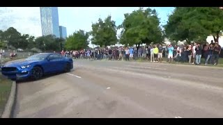 Shelby GT350 crash / Houston Cars and Coffee / FULL VIDEO / October 2016