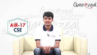 GATE 2019 Topper | Hemang Jain (CS, AIR-17) | GATE AT ZEAL  Student | Topper’s Talk