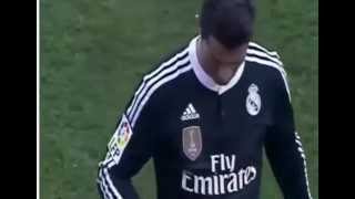 لحظة طرد كريستيانو رونالدو في مباراة ريال مدريد وقرطبة 2-1 - الدوري الاسباني 2015