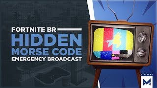 Fortnite Battle Royale: Llama Emergency Broadcast Tease With Hidden Morse Code Message Decoded!