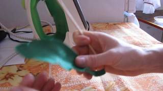 Как сделать зелёные листья для тюльпанов из фоамирана