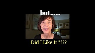 DID I LIKE IT? | MATURE BEAUTY | MATURE SKIN CARE | OVER 50