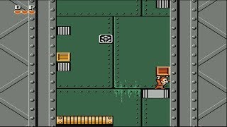 Chip n dale rescue rangers game walkthrough - Famicom-NES-Dendy (level 6)