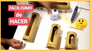 ?¡¡¡como HACER maceteros BAMBÚ!!! [FACILISIMO]
