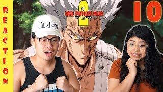 One Punch Man Season 2 Episode 10 Reaction and Review! GAROU IS SURROUNDED! GAROU VS EVERYONE!