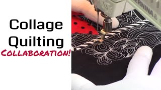 Collage Quilting Collaboration with Laura from Sew Very Easy
