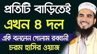 প্রতিটি বাড়িতেই এখন চার দল একি বললেন গোলাম রব্বানী Golam Rabbani Bangla Waz 2019