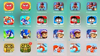 Hill Climb,Fieldrunners,RedBall 4,KickTheBuddy,Sonic,SubwaySurf,Temple,PvZ,Minion,TeenyTitans,Shark