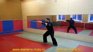 "6,5 ударов шеста дракона" Вин-чун. 6.5 strokes of the dragon's sixth, Wing Chun.