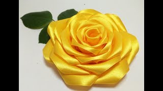 Жёлтая Роза Канзаши