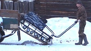 Мотобуксировщик БТС HIT (ХИТ) с двигателем Lonchin. Подготовка к эксплуатации. Обкатка.