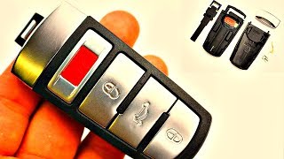 Как заменить батарейку в автомобильном ключе Фольксваген сс, пасат, б6, б7