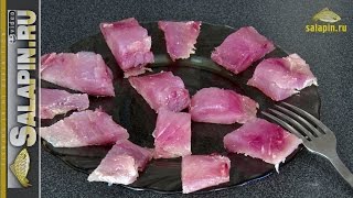 Как засолить крупную рыбу. Сухой посол крупного леща. [salapinru]