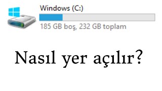 C: Diskini Temizleme (C: Diskinde Nasıl Yer Açılır?) GÜNCEL 2019