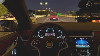 City Car Driving - Cadillac XTS Royale | Night Driving