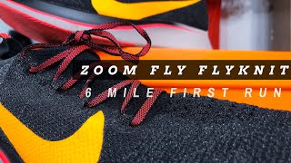 Zoom Fly Flyknit First Run