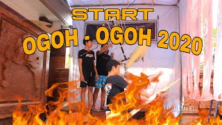 Proses pembuatan ogoh - ogoh 2020  siwa klakah ( banjar buaji penatih )
