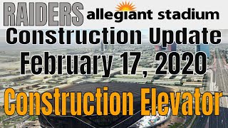 Las Vegas Raiders Allegiant Stadium Construction Update 02 17 2020