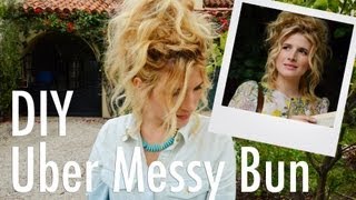 Messy Bun Hair Up-Do Tutorial with Mr. Kate