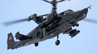 Ударный вертолет КА-50 "ЧЁРНАЯ АКУЛА" на боевом дежурстве в Чечне ☢ Россия