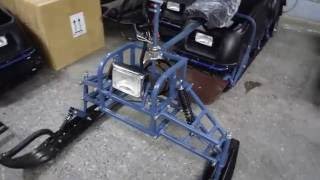 Мотобуксировщик Барс RV 9 DS с лыжним модулем Барс зимний двигатель MTR вариатор Сафари