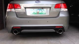 Subaru Legacy Gt  BM9 Turbo Back HKS ES Premium Rev Straight Pipe