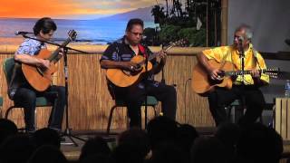 "Aluna Ahiahi" @SlackKeyShow by Jeff Peterson with @LedKaapana & @GeorgeKahumoku Jr.