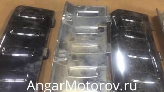 Накладка на задний бампер хром верхняя Mercedes X166  A1668840190  Мерседес ГЛ 166