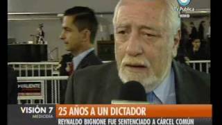 Visión Siete: Condena a Reynaldo Bignone