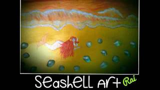 Seashell Art with Metallic Colours