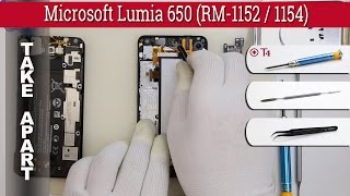 How to disassemble ? Microsoft Lumia 650 (RM-1152 / 1154) Take apart Tutorial