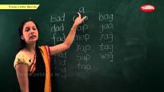 Phonics Chapter 3 : Three Letter Words | Learn Phonics For Kids | Phonics Classroom Teaching Lessons
