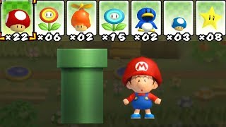 What happens when a Pipe and Baby Mario uses Mario's Power-Ups?