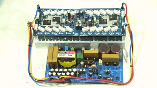 1200W Stereo Power Amplifier Yiroshi Crown [DIY + TEST] - PCBWay
