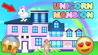 I Bought A HUGE UNICORN MANSION In Adopt Me! (Roblox)