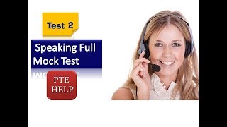 PTE Speaking Full Mock Test | Test 2 | Real exam-level |