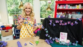How To - DIY Egg Carton Flower Lights - Home & Family