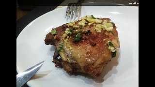 Цыпленок тапака(табака) из куриных бедер. Курица табака.