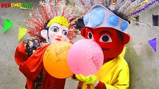 ONDEL ONDEL LOMBA TIUP BALON!! - KEPOMPONG BALON - ONDEL ONDEL