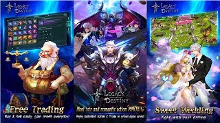 Legacy of Destiny - Most fair and romantic MMORPG Android Gameplay