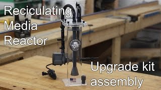 Recirculating media reactor assembly