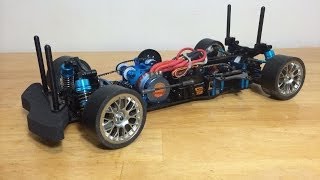 Tamiya TA05 VDFII Drift Chassis Kit Electronics Install