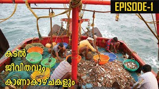 പച്ചയായ കടൽ  ജീവിതം കണ്ടിടുണ്ടോ? kadal jevithavum kana kazchayum ep# 1 \fishing in sea india