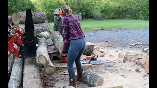 #439 Firewooding With Melissa, and RK 37 Lift and Carry Test