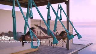 Anti gravity at Fairmont Maldives