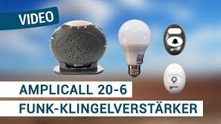 Geemarc Amplicall 20-6 Funk-Klingelverstärker & LED-Glühbirne